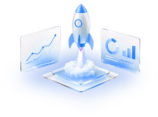 Celebration marking the milestone of a crypto trading platform's first public launch
